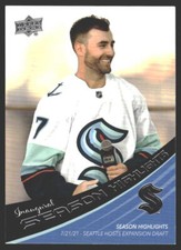 2021-22 Upper Deck Seattle Kraken Box Set Hockey Cards Checklist 18