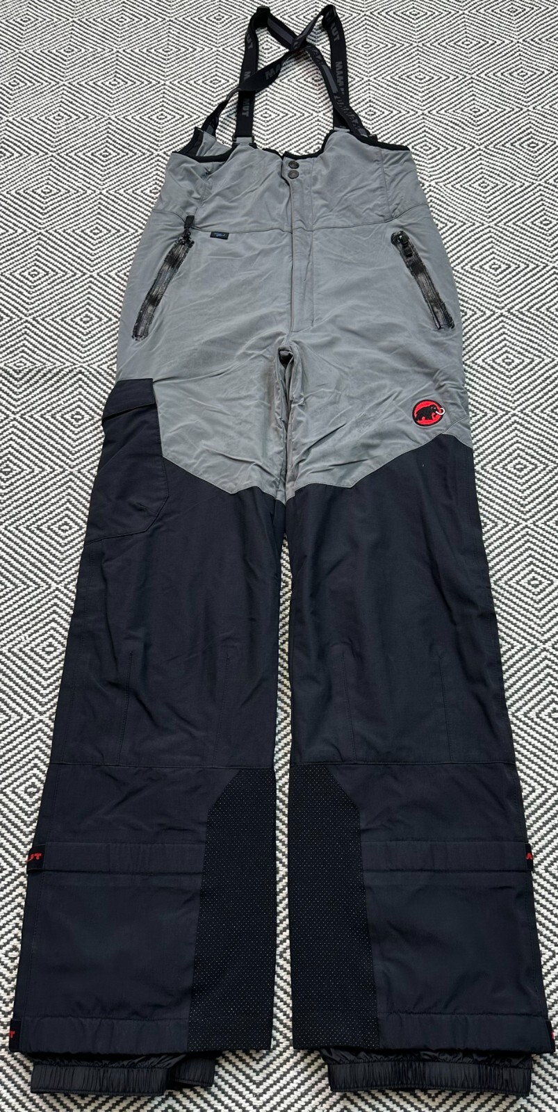 PANTALONES DE ESQUÍ MAMMUT PARA HOMBRE NANO ESFERA PANTALONES IMPERMEABLES TALLA EU 46 UK 30 S