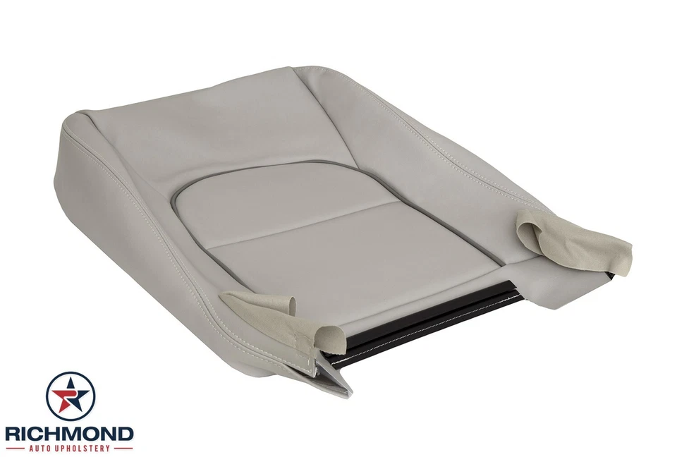 Para Jaguar XJ Vanden Plas 1999 2000 - Cubierta de asiento de cuero inferior del lado del conductor tostado Foto 4 de 4