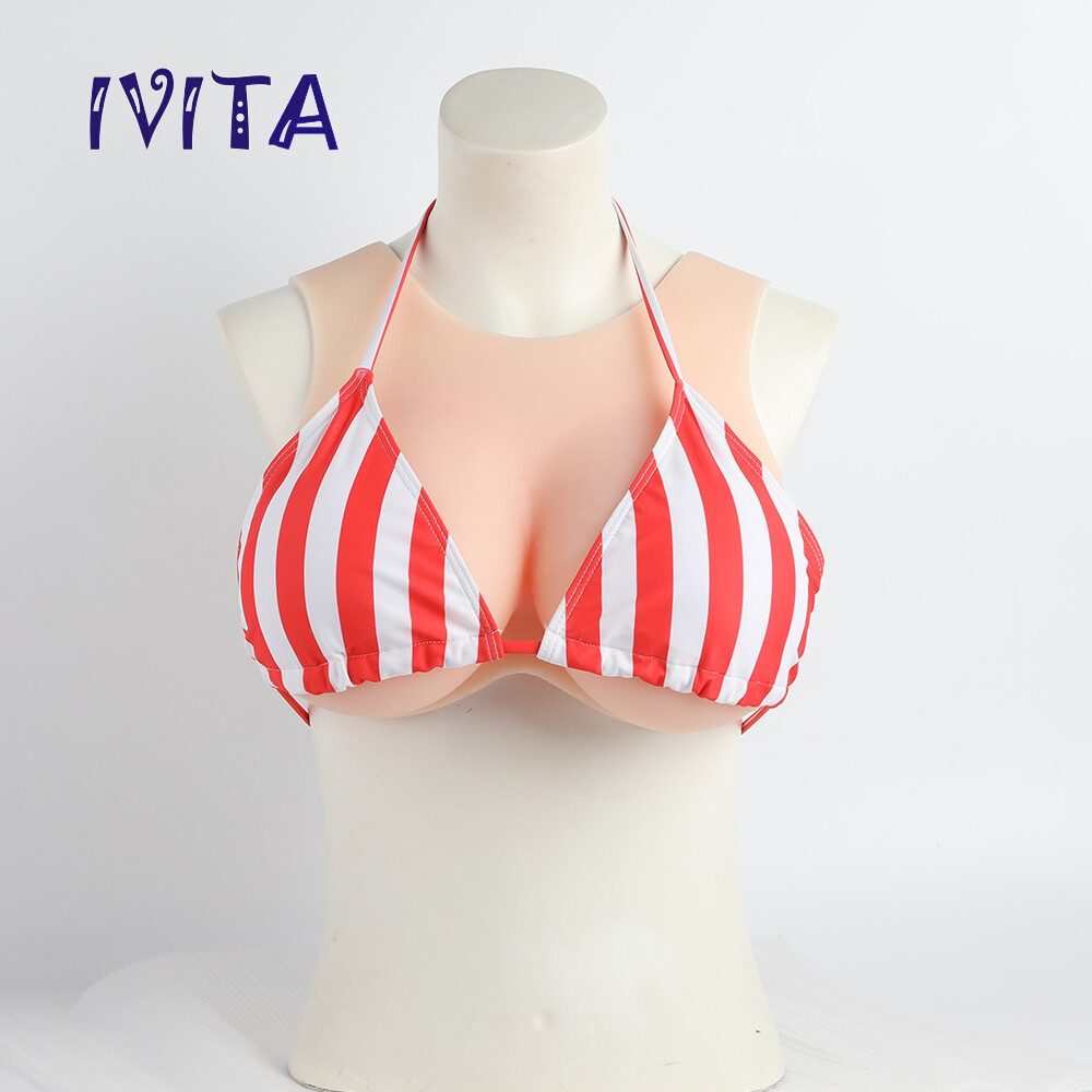 Tasse/soutien-gorge Ampliforme IVITA FF - Silicone - Personnalisable (tour De Poitrine) - Taille 6XL