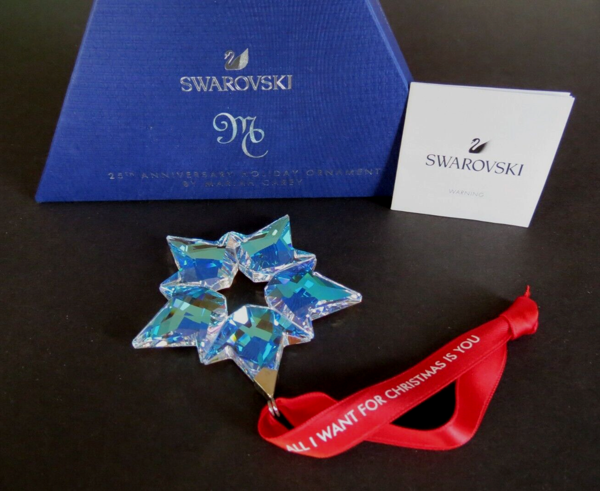 ティアラ様4点お纏め♡ツリー✩.*SWAROVSKIサンキャッチャー✩.* Swarovski 25th Anniversary Holiday Ornament by Mariah Carey W Orig
