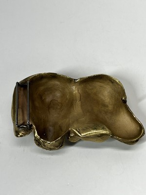 Beautiful Pamela Rattray Brown Brass Labrador Dog Belt Buckle Beautiful Pamela Rattray Brown Brass Labrador Dog Belt  main image 3