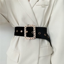 Fashion Women Waist Belt Girdle Waistband Buckle for Trench Overcoat Replacement
