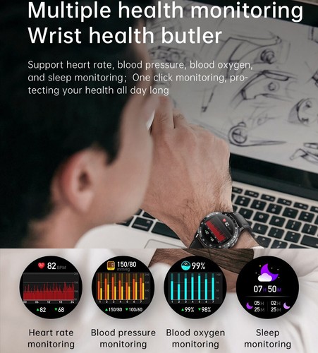 Smartwatch 2 w 1 ze słuchawkami TWS Połączenie Bluetooth IP67 tętno NFC - Zdjęcie 18 z 24