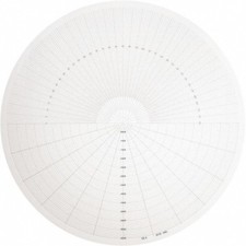 Made in USA 14 Inch Diameter, Radius and Angle, Mylar Optical Comparator Char...