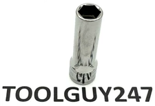 SNAP ON TOOLS USA 3/8" Drive 10mm Metric 6 Point DEEP Chrome Socket SFSM10 NEW