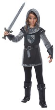 Noble Knight Gladiator Renaissance Child Girls Costume