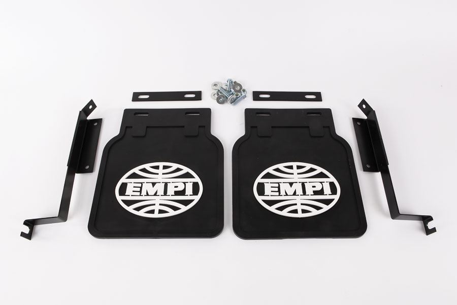 Vw T2 Split T2 Bay 50-79 Empi Logo Mudflap Pair Front Rear 15-1092-0 Bus Camper