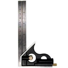6" Small Combination Try Tri Square Sliding Ruler Angle Tool Rule