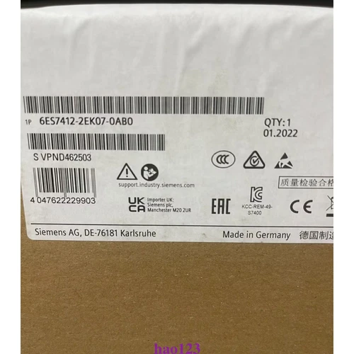 New Siemens 6ES7412-2EK07-0AB0 6ES74122EK070AB0 SIMATIC S7-400 CPU 412-2 PN - Picture 3 of 3
