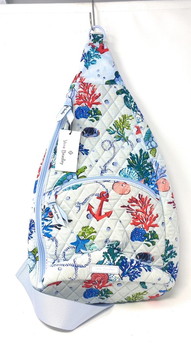 Vera Bradley ANCHORS AWEIGH Cotton Essential SLING Bag  display picture 1