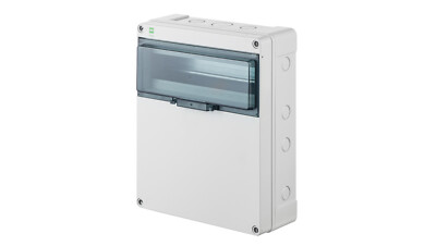 Hermetische Sicherungskasten HERMETICA RN 1x13 400V AC 1000V DC PE+N Rauch IP65