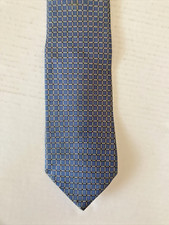 Brooks Brothers Makers All Silk Men's Necktie Tie Made in USA Blue Checker