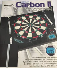 NOS Halex Carbon II 8 Player Electronic Dartboard with Electro-Light Display