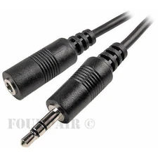 6ft 3.5mm 1/8" Stereo Audio Headphone Extension Cable Male to Female M/F MP3 PC