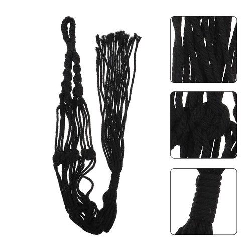 2 Pcs Macrame Plant Hanger Hangers Outdoor Hanging Basket Pots for