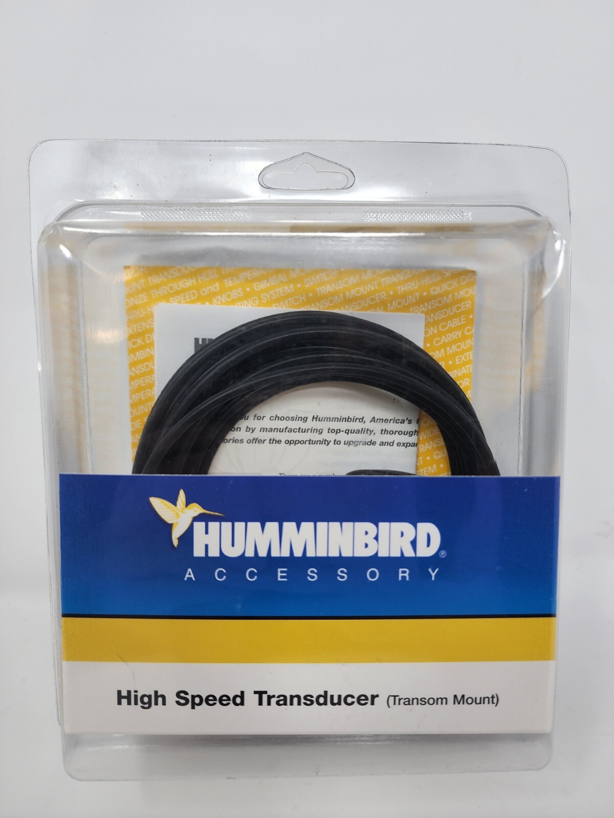 NEW HUMMINBIRD XHS624 BARE 200kHz TRANSDUCER WIDE 100 128 100SX 400SX