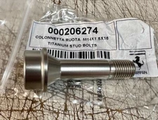 Ferrari Genuine 360 430 458 488 Titanium M14x1.5x16 Wheel Stud Bolt P/N 206274