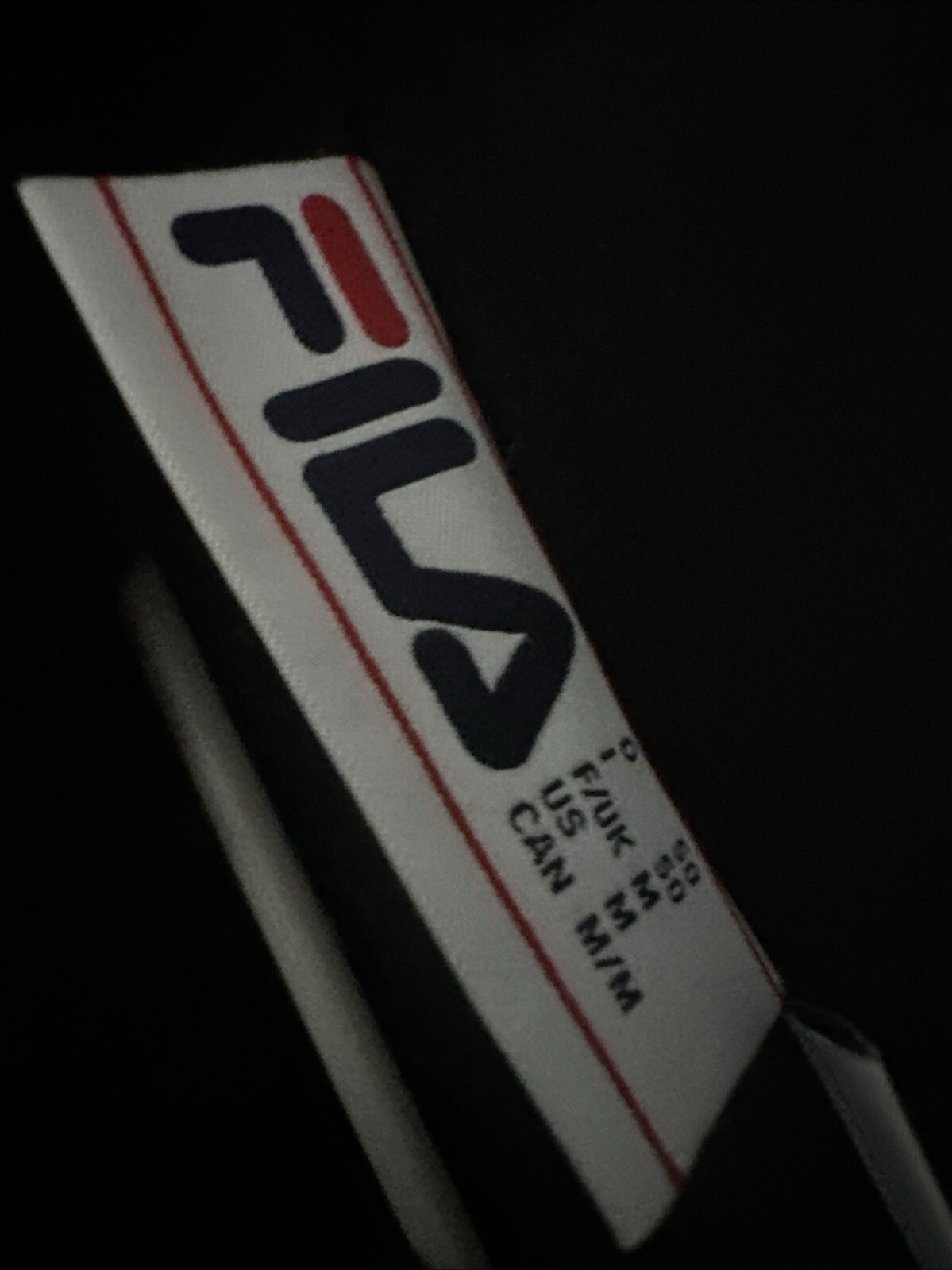 Frangivento vintage Fila Mindblower taglia medio riflettente 3 m