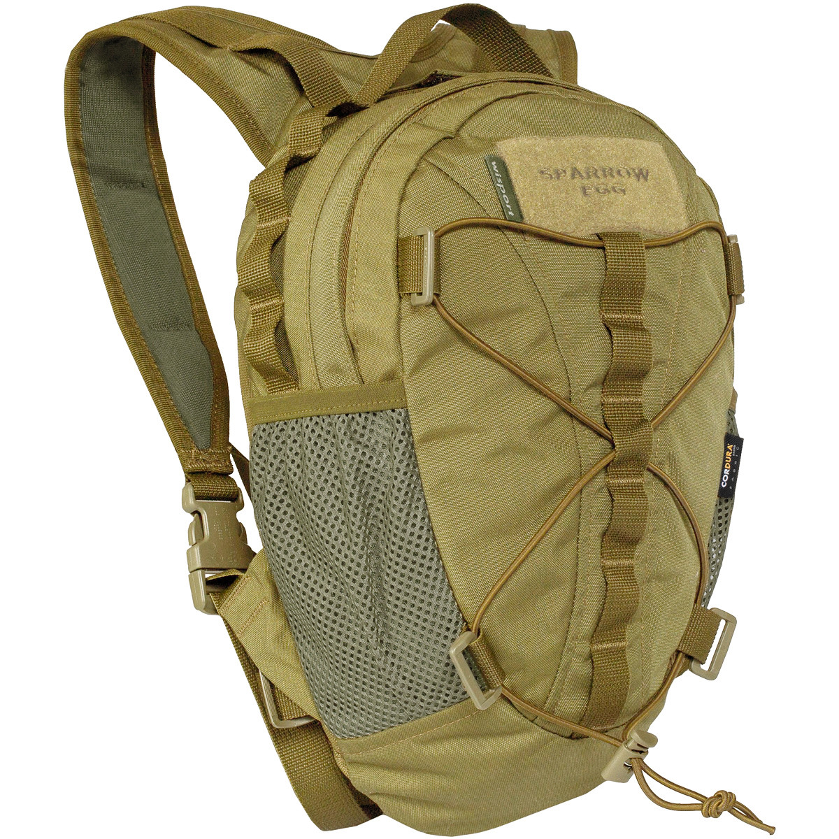Wisport Sparrow Egg Rucksack Airsoft Fishing Bushcraft MOLLE Hydration Coyote