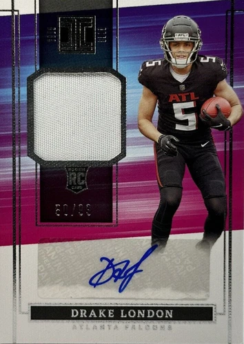 2022 Panini Impeccable Drake London #RPA-DLO