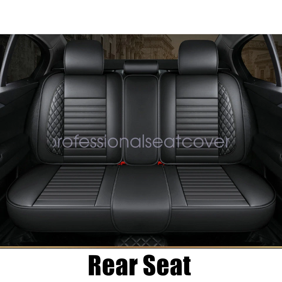 For Nissan Rogue 2010-2023 Full Set Car 5-Seat Covers Waterproof Leather Cushion - Image 4 of 4