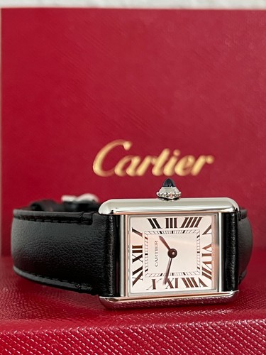 Rare Cartier Tank Must SolarBeat Small 