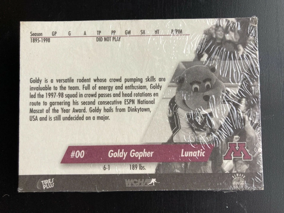 Minnesota Gopher Hockey Cards Sealed Set 1998-99 - Image 2 of 2