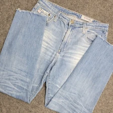 AG Adriano Goldschmied Jeans Womens 30R Distressed Stretch Grunge Raw Hems