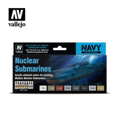 Modellflugzeug Set - Atom-U-Boote (8) Vallejo 71611