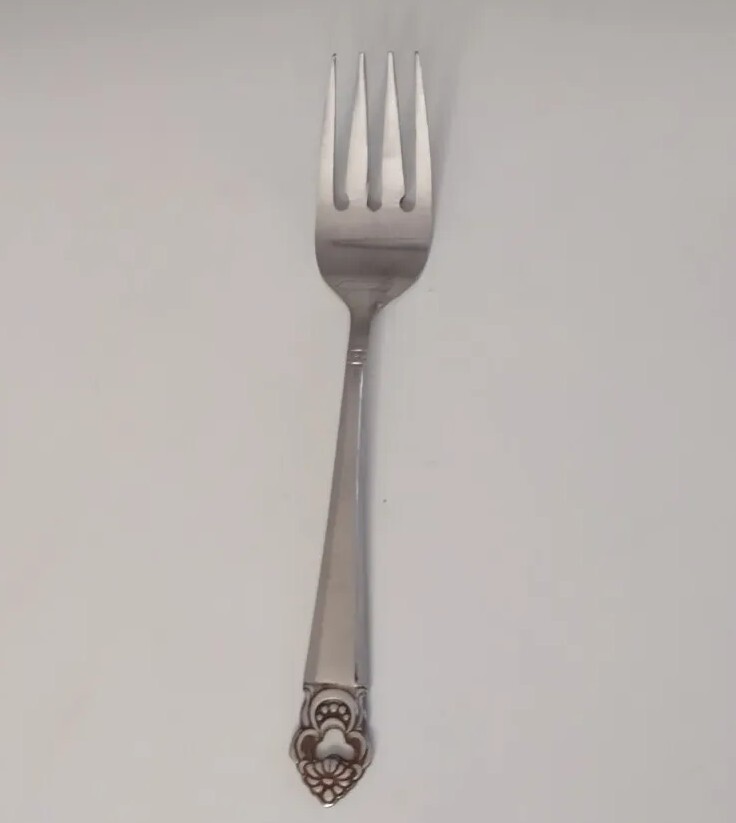 Vintage Japan National Stainless NST75 Salad Fork Silverware