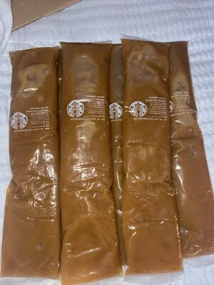 STARBUX Caramel Sauce Drizzle ~ 36 oz Pouch~ BB February 2025 (1 Pouch )