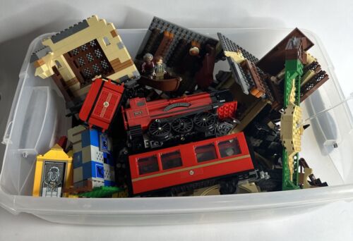 LEGO Harry Potter Set 75955 Hogwarts Express Train w/ Minifigs NO BOX + 75954 - Afbeelding 1 van 6