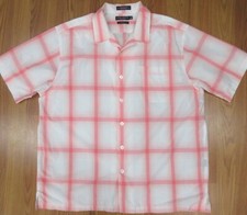 DANIEL CREMIUEX CLASSIC FIT 100 COTTON SHIRT PINK WINDOWPANE X-LARGE, XL