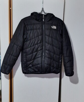The Northface Jungen Wendejacken schwarz (Gr. M 10-12) gebraucht guter Zustand 