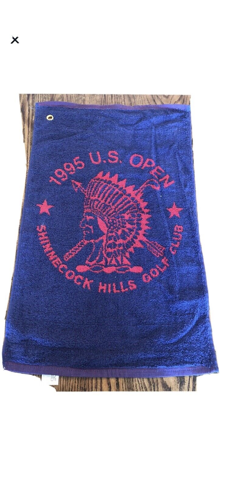 Vintage Golf Towel SEAL limited product - Shinnecock 1995 US Hills Spasm price Open