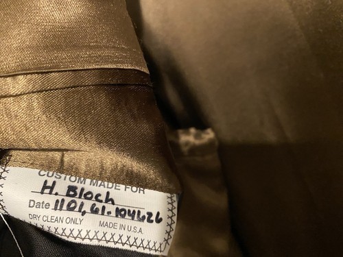 Custom H&R Block Henry Bloch Founder Camel Hair Overcoat 44R slim Fit Bespoke - Picture 3 of 22