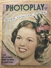 Photoplay Magazine August 1949 Shirley Temple - Rita Hayworth Vintage Ads
