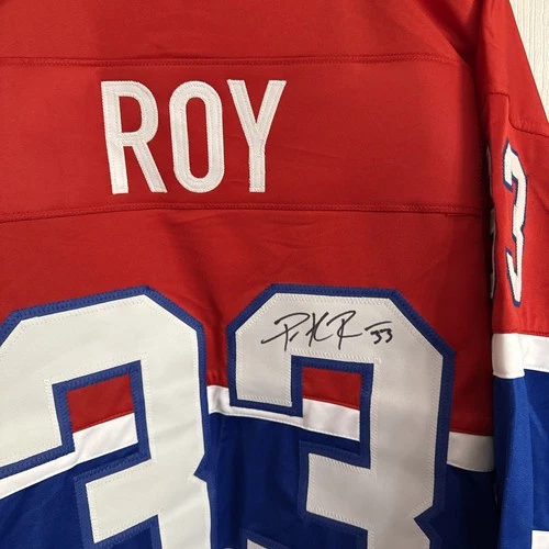 Patrick Roy Montreal Canadiens signed autographed hockey jersey COA