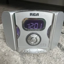 RCA RP3765B CD Player Dual Alarm Digital Clock Radio Tested