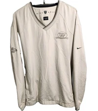 Nike Golf Men's XL Cream V Neck Pullover Champions Tour
