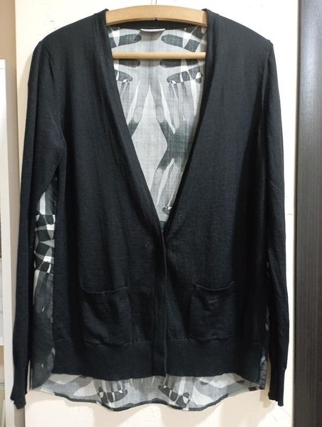 Women Akris Sweater Black Wool 38