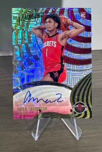 Amen Thompson #RA-ATR 2023 Panini Revolution Rookie Autograph card