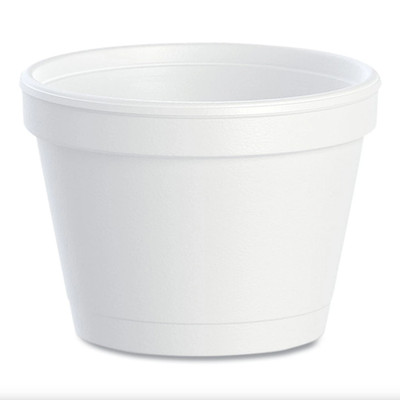 Dart  Bowl Containers, Foam, 4oz, White, 1000/Carton, Free Shipping.