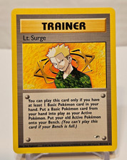 Lt. Surge 101/132 Rare Unlimited Gym Heroes Pokemon 1890 on eBay