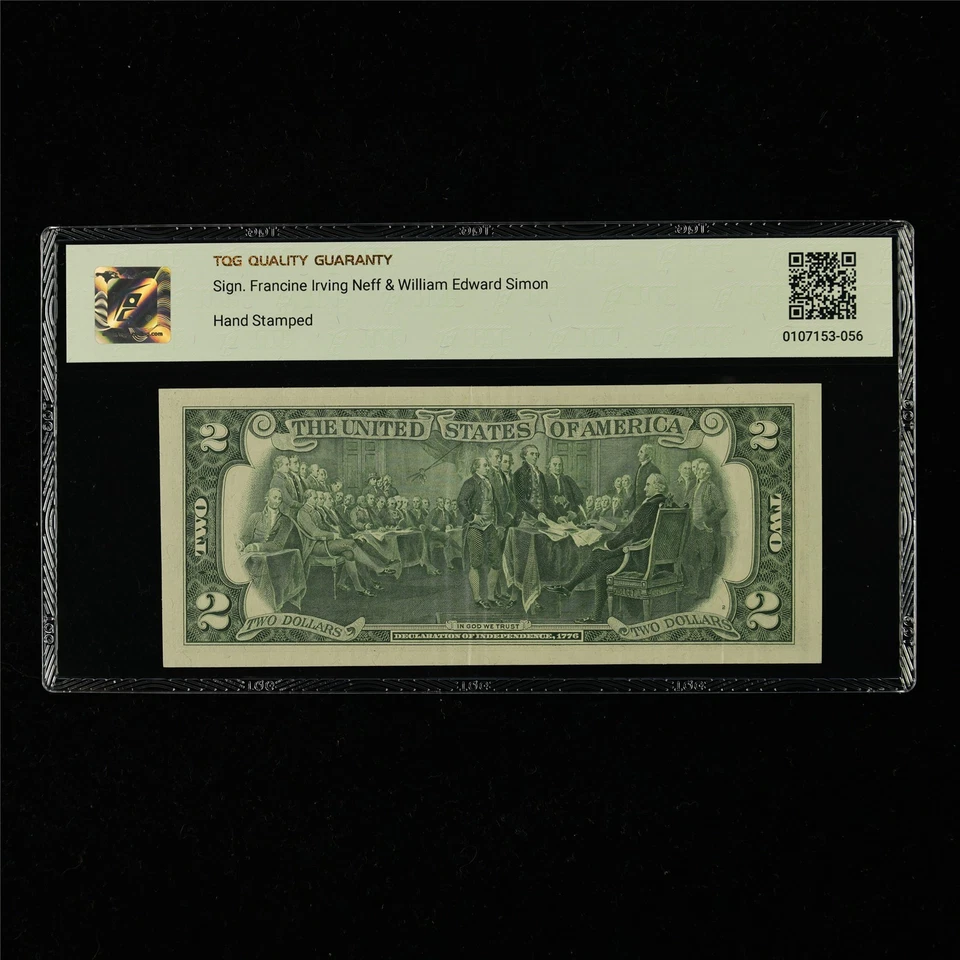 1976 FRN San Francisco 2 Dollars Fr#1935L - Image 2 of 4