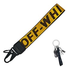 Stylish Fabric Wrist Strap Keychain for Car Keys, Wallets, and Accessories