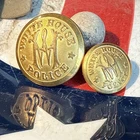 Post   Civil War 💥 🇺🇸 White House Police Coat Cuff Button