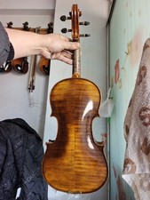 4/4 violin Stradi model European flamed maple back spruce top hand carved C1