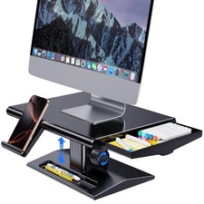 Computer Monitor Stand Riser for Desk,5.7-6.5 Inches Height Adjustable with S...
